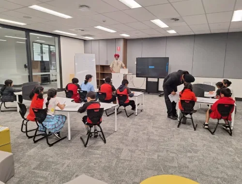 Weekend learning environment with language classes, cultural activities, and homework support